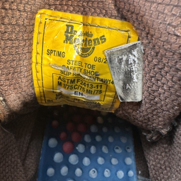 Dr Doc Martens Industrial Steel Toe Safety Boots Astmf2413-11Workwear M/ 11 W/12 - Picture 6 of 7